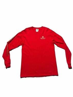 Simply Southern Red Long Sleeve Nativity Scene T-Shirt 'True Love Was Born